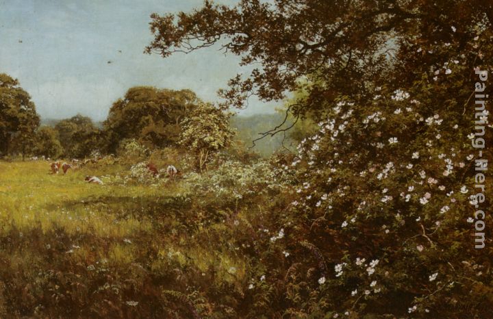 Early Summer painting - Edward Wilkins Waite Early Summer art painting